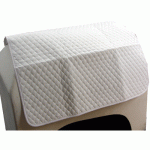 Baby Quilted Saddle Pad White