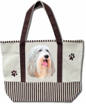 Dog Breed Tote Bag - Bearded Collie