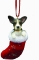 Dog Stocking Ornament - Rat Terrier
