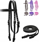 Double layer Nylon Headstall Bridle
