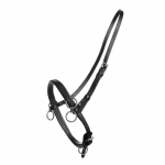 Finn-Tack Head halter, movable w/ martingale ring (no buckles)