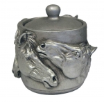 Forge Hill Horse Head Sculture Soap Dish by Beverly Zimmer