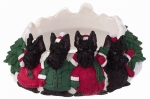 Holiday Candle Topper - Scottie