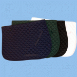 Quilted All Purpose Saddle Pads Black