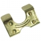 Rope Clamp Stamped Brass Plated