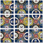 United States Armed Services Scramble Squares - FREE Shipping