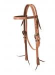 Weaver Leather 2-Tone Browband Headstall - 3/4", Floral