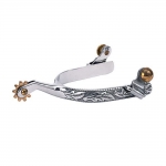 Weaver Leather Ladies' Roping Spurs with Engraved Band  Free Shipping