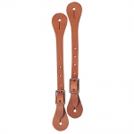 Weaver Leather Single-Ply Spur Straps, Russet