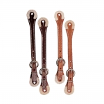 Weaver Leather Spur Straps with Rawhide Corners