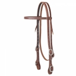 Weaver Leather Working Cowboy 5/8" Browband Headstall w/ Buckle Bit Ends FREE SHIPPING