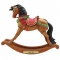 Painted Ponies Christmas Jingle Bells Rocking Horse Figurine