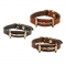 Tory Leather Snaffle Bit Flared Center Bracelet