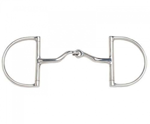 Korsteel Slow Twist Hunter Dee Ring Snaffle Bit